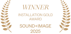 TDP_InstallationGoldAward_2025 (1) Award for Winner of the Installation Gold Award for Sound+Image 2025